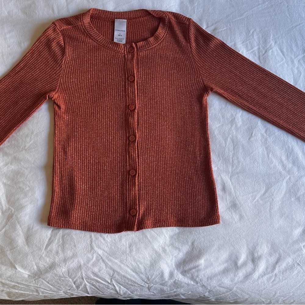 Nordstrom Kids Rust Button Down Shirt